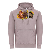 Vintage Zinc western horses Vintage Hoodie - MaliasSmallBusiness