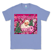 Colony Blue pink christmas vibes Classic Tee - MaliasSmallBusiness