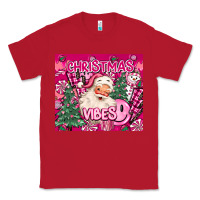 Red pink christmas vibes Classic Tee - MaliasSmallBusiness