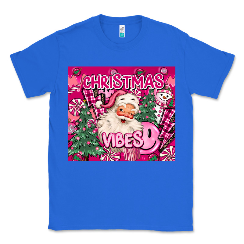 Pink Christmas Vibes Classic Tee by MaliasSmallBusiness | Teevron