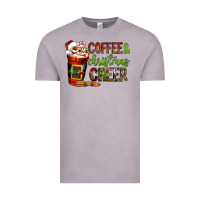 Vintage Zinc Coffee and Christmas cheer Vintage Tee - NancyCooperArtShop