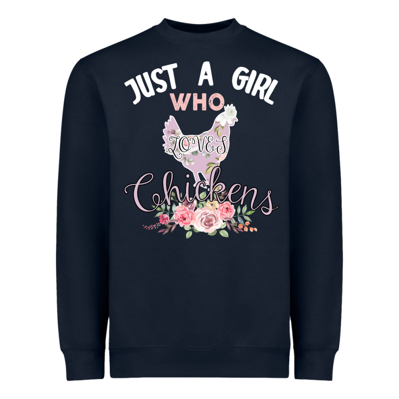 Just A Girl Who Loves Chickens Heavyweight Sweatshirt by Bettercallsaul | Teevron