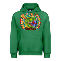 Emerald Merry Rexmas Urban Hoodie - CowhideDigitalArt