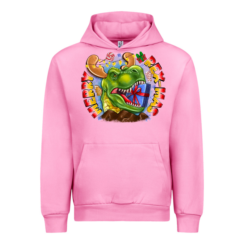 Merry Rexmas Urban Hoodie by CowhideDigitalArt | Teevron