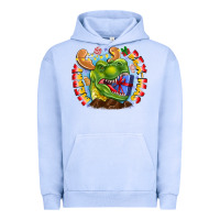 Pigment Grape Ice Merry Rexmas Urban Hoodie - CowhideDigitalArt