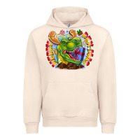 Sandshell Merry Rexmas Urban Hoodie - CowhideDigitalArt