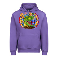 Tulip Merry Rexmas Urban Hoodie - CowhideDigitalArt