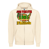 Sandshell juneteenth 1865 freedom Zipper Hoodie - CowGirlArtShop