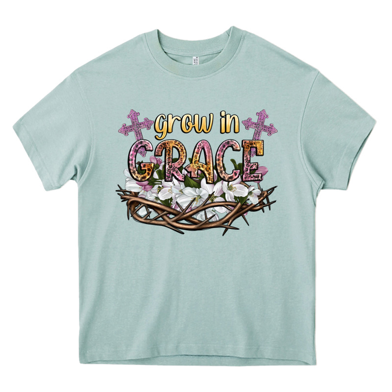 Grow In Grace Heavy Core Tee by NancyCooperArtShop | Teevron
