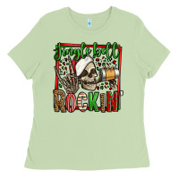 Matcha jingle bell rockin skeleton christmas Ladies Tee - Jasminsmagicworld