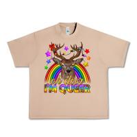 Burro LGBTQ+ Oh Deer I'm Queer Urban Heavy Tee - BundleAndBundleShop