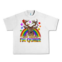 Lunar Rock LGBTQ+ Oh Deer I'm Queer Urban Heavy Tee - BundleAndBundleShop