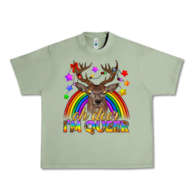 Lgbtq+ Oh Deer I'm Queer Urban Heavy Tee by BundleAndBundleShop | Teevron
