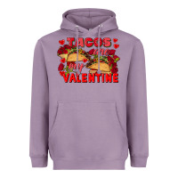Lavender Tacos are my Valentine Valentine's Day Heavyweight Hoodie - FaDigitalArtStudio