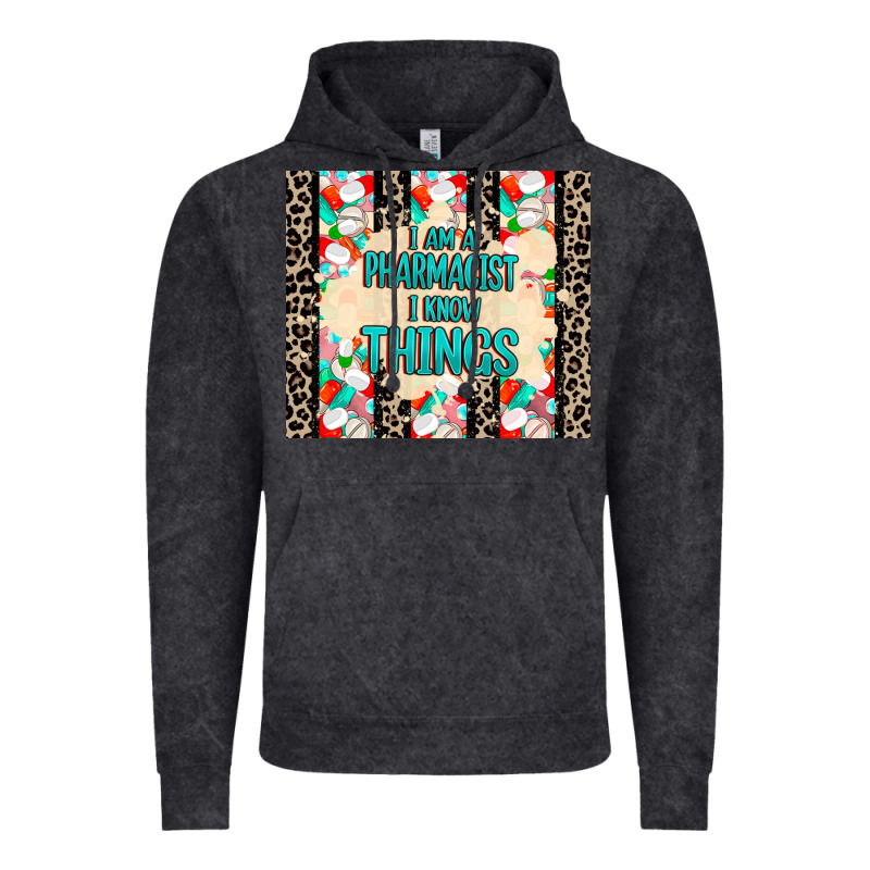I Am A Pharmacist I Know Things Vintage Hoodie by MaliasSmallBusiness | Teevron