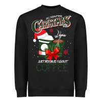 Black All I Want For Christmas Is You Just Kidding I Want Coffee Heavyweight Sweatshirt - Bettercallsaul