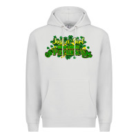 Dove Grey Just a girl who loves St. Patrick's Day Premium Hoodie - HowdyJamesFarm