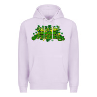 Lilac Just a girl who loves St. Patrick's Day Premium Hoodie - HowdyJamesFarm