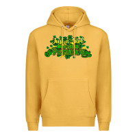 Mustard Just a girl who loves St. Patrick's Day Premium Hoodie - HowdyJamesFarm