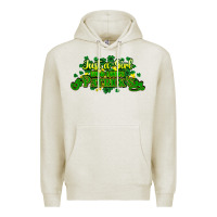 Oatmeal Heather Just a girl who loves St. Patrick's Day Premium Hoodie - HowdyJamesFarm