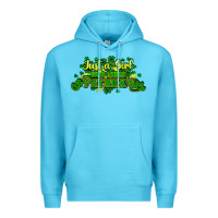 Ocean Blue Just a girl who loves St. Patrick's Day Premium Hoodie - HowdyJamesFarm