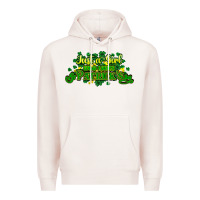 Pale Pink Just a girl who loves St. Patrick's Day Premium Hoodie - HowdyJamesFarm