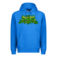 True Royal Just a girl who loves St. Patrick's Day Premium Hoodie - HowdyJamesFarm