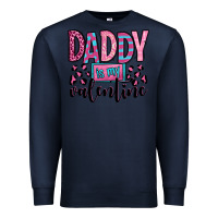 Navy daddy is my valentine Premium Sweatshirt - OliviaCreatesArt