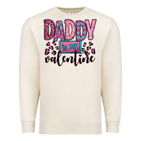 Sandshell daddy is my valentine Premium Sweatshirt - OliviaCreatesArt