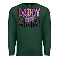 Sports Green daddy is my valentine Premium Sweatshirt - OliviaCreatesArt
