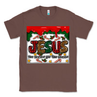 Chestnut jesus the reason for the season Classic Tee - MaliasSmallBusiness
