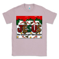 Lilac jesus the reason for the season Classic Tee - MaliasSmallBusiness