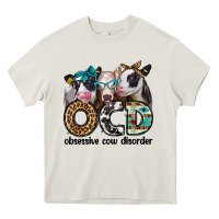 Ocd Obsessive Cow Disorder Heavy Core Tee | Teevron