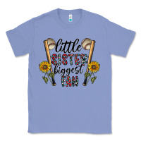 Colony Blue little sister biggest fan Classic Tee - CowhideDigitalArt