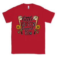 Red little sister biggest fan Classic Tee - CowhideDigitalArt