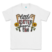 White little sister biggest fan Classic Tee - CowhideDigitalArt