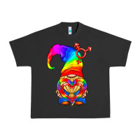 Lgbtq+ Pride Gnome With Heart Balloon Urban Heavy Tee | Teevron