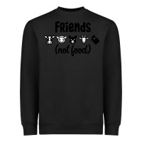 Black Friends not Food Heavyweight Sweatshirt - Bettercallsaul