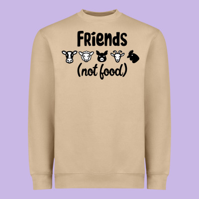 Friends Not Food Heavyweight Sweatshirt Designed By Bettercallsaul