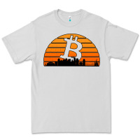 Bitcoin New Orleans Retro Sunset Premium Tee | Teevron