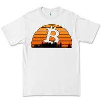 White bitcoin new orleans retro sunset Premium Tee - Jasminsmagicworld