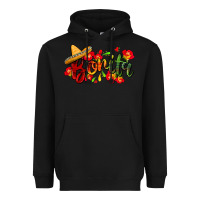 Black Bonita Heavyweight Hoodie - FaDigitalArtStudio