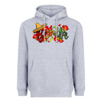 Heather Grey Bonita Heavyweight Hoodie - FaDigitalArtStudio