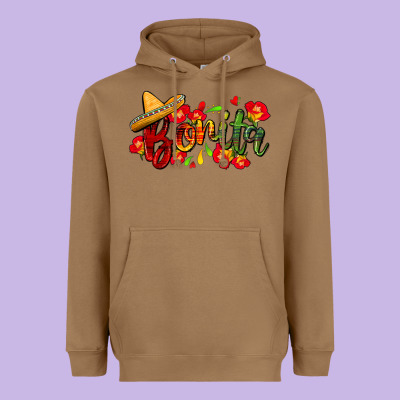 Bonita Heavyweight Hoodie Designed By Fadigitalartstudio