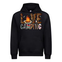 Black Love Camping Urban Hoodie - CowhideDigitalArt