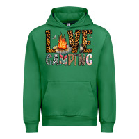 Emerald Love Camping Urban Hoodie - CowhideDigitalArt