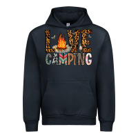 Navy Love Camping Urban Hoodie - CowhideDigitalArt
