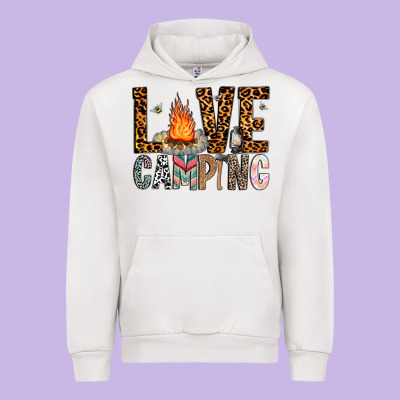 Love Camping Urban Hoodie Designed By Cowhidedigitalart