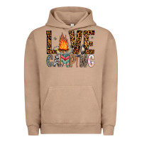 Pigment Burro Love Camping Urban Hoodie - CowhideDigitalArt