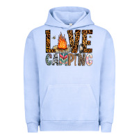 Pigment Grape Ice Love Camping Urban Hoodie - CowhideDigitalArt